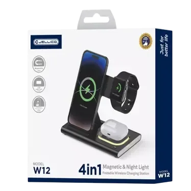 JELLICO W12 - Chargeur à induction magnétique - (3 en 1)