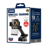 JELLICO W15 - Support voiture - Chargeur à induction magnétique (15W)