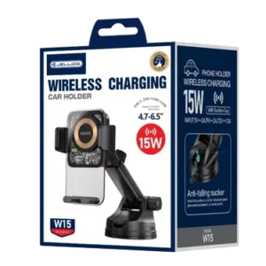 JELLICO W15 - Support voiture - Chargeur à induction magnétique (15W)