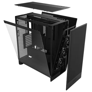 NZXT H7 Flow ATX (2024) - Black – Image 4