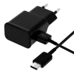 Chargeur secteur 10W - Noir + Câble USB à USB-C