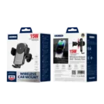 JELLICO W18 - Support voiture - Chargeur à induction magnétique (15W)