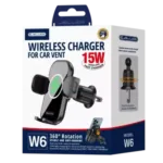 JELLICO W6 - Car Mount - Magnetic Induction Charger (15W)