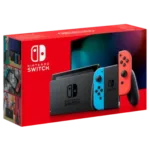 Nintendo Switch + Joy-Con bleu néon/rouge néon