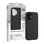 Eiger® - Coque Rigide Ultra-Renforcée Polycarbonate - Apple iPhone 17 - Drop-Test 4 mètres MagSafe - Noir