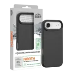 Eiger® - Coque Rigide Ultra-Renforcée Polycarbonate - Apple iPhone Air - Drop-Test 4 mètres MagSafe - Noir