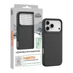 Eiger® - Coque Rigide Ultra-Renforcée Polycarbonate - Apple iPhone 17 PRO - Drop-Test 4 mètres MagSafe - Noir