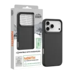 Eiger® - Coque Rigide Ultra-Renforcée Polycarbonate - Apple iPhone 17 Pro MAX - Drop-Test 4 mètres MagSafe - Noir