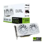 ASUS Dual GeForce RTX™ 5060 White OC Edition 8 Go