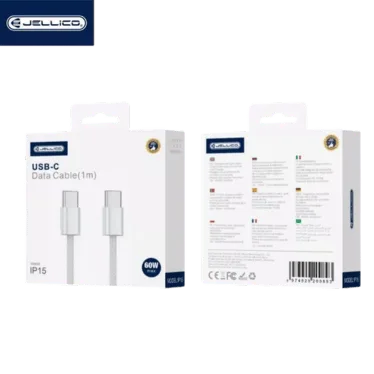 JELLICO B1 - Cable USB-C vers USB-C (3.1 A) 60W - 1 mètre