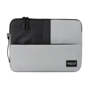 QUALO - Sacoche pour ordinateur portable 13,3″ - Gris