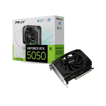 Tarjeta gráfica PNY GeForce RTX™ 5050 - Un solo ventilador, 8 GB
