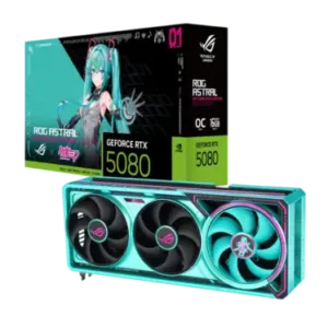 ASUS ROG Astral GeForce RTX™ 5080 O16G – Édition Hatsune Miku