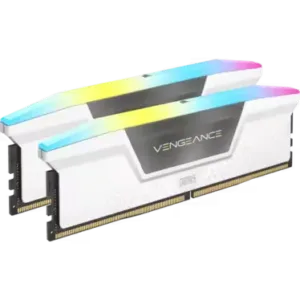 Corsair VENGEANCE® RGB 32 Go (2x16 Go) DDR5 6000 MT/s C40 - Blanc