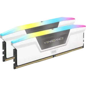Corsair VENGEANCE® RGB 32 Go (2x16 Go) DDR5 6000 MT/s CL36 - Blanc