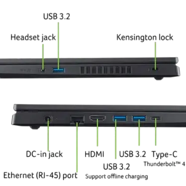 ACER Nitro V 15 ANV15-52 - Processeur Intel® Core™ i7-13620H - 39,6 cm (15,6") Full HD (1920 x 1080) - RTX™ 5050 8 Go - 32 Go DDR4 - SSD 1 To – Image 6