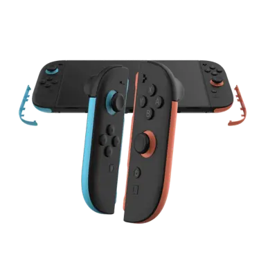 Bandes décoratives Joy-Pad Switch 2 - DOBE TNS-31002 - Style Orange/Bleu – Image 4