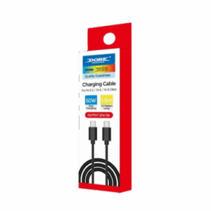 Câble de charge USB-C vers USB-C - DOBE TNS-5166 - Compatibilité Switch 2 / PS5 - Noir