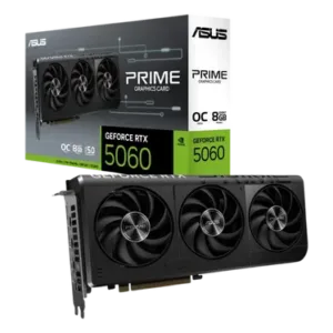 ASUS Prime GeForce RTX™ 5060 NVIDIA 8 Go GDDR7 - Triple Ventilateur Axial-tech OC