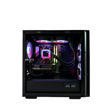 PC GLOW - Processeur AMD Ryzen 5 8400F - 16 Go DDR5 - SSD 1 To - Carte mère B650M - RTX 5060 – Image 2