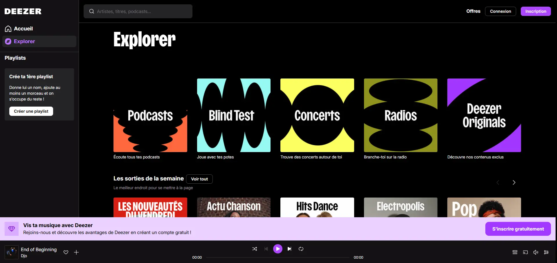 Deezer streaming musical