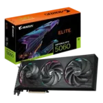 Gigabyte GeForce RTX™ 5060 AORUS E OC 8 Go GDDR7 - WINDFORCE 3X Triple Fan