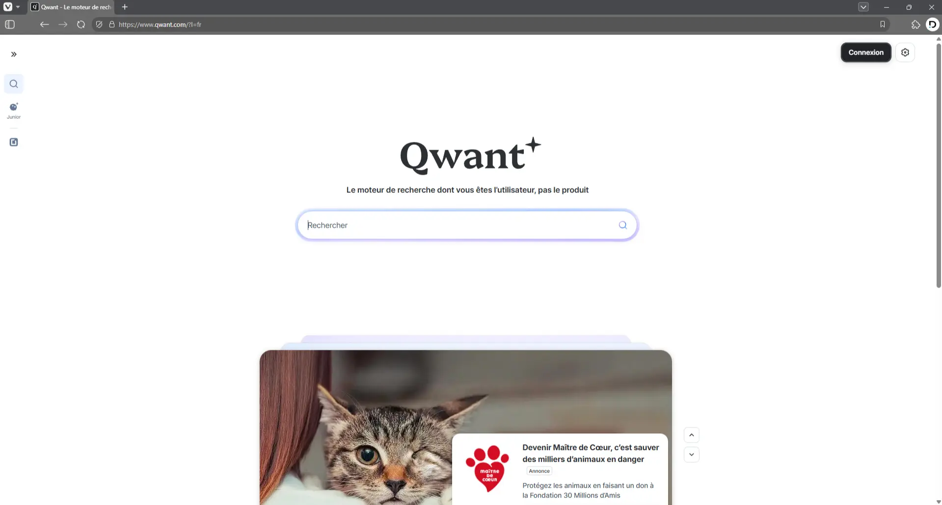 Qwant moteur de recherche
