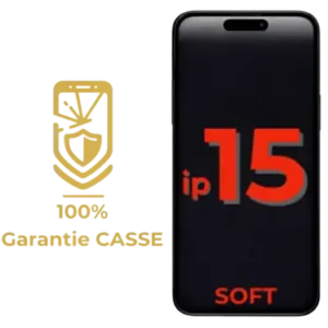 Ecran LCD iPhone 15 Soft OLED - Garantie 100% CASSE