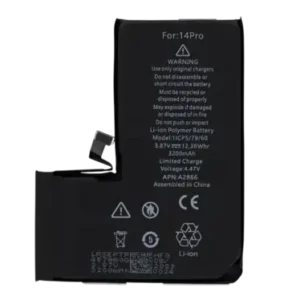 Batterie de qualité supérieure iPhone 14 PRO – (puce TI) Sans message d’erreur