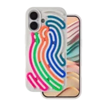 Coque Silicone iPhone 16 - ARTLINE 3D Beige