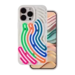 iPhone 16 Pro Silicone Case - ARTLINE 3D Beige
