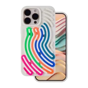 Coque Silicone iPhone 16 PRO - ARTLINE 3D Beige