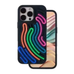 iPhone 16 Pro Silicone Case - ARTLINE 3D Black