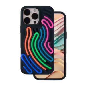 Coque Silicone iPhone 16 PRO - ARTLINE 3D Noir