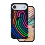 Funda de silicona para iPhone Air - ARTLINE 3D Negro