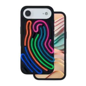 Coque Silicone iPhone Air - ARTLINE 3D Noir