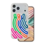iPhone 17 Pro Silicone Case - ARTLINE 3D Beige