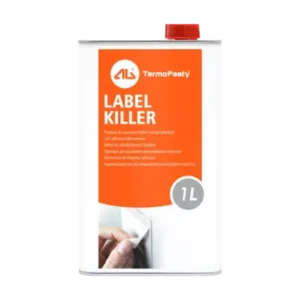 Termopasty - Label Killer 1L - Dissolvant d’étiquettes et résidus de colle haute efficacité