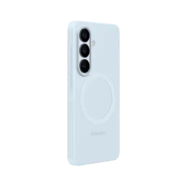 Samsung - Coque en silicone magnétique pour Galaxy S26 - Bleu clair – Image 2