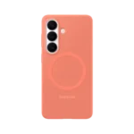 Samsung - Coque en silicone magnétique pour Galaxy S26 - Corail
