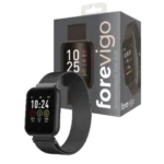 FOREVIGO® SW-300 - Montre connectée intelligente avec suivi de fréquence cardiaque - Noir