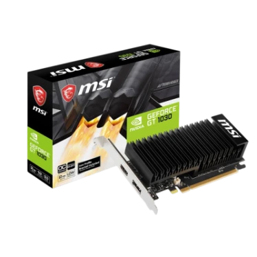 MSI GeForce GT 1030 2 Go GDDR4 Low Profile OC - HDMI / DisplayPort