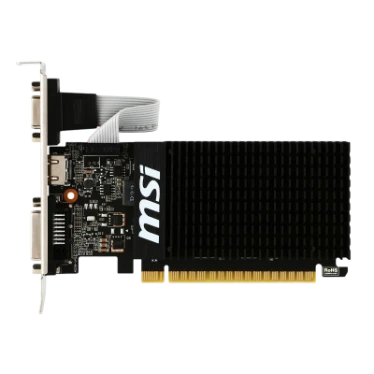 MSI GeForce GT 710 2 Go DDR3 Low Profile - HDMI / DVI-D / VGA – Image 3
