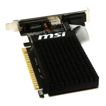 MSI GeForce GT 710 2 Go DDR3 Low Profile - HDMI / DVI-D / VGA – Image 5
