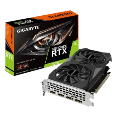 Gigabyte GeForce RTX 3050 6 Go GDDR6 WINDFORCE 2X - 2x HDMI / 2x DisplayPort