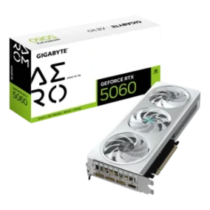Gigabyte GeForce RTX 5060 AERO OC 8 Go GDDR7 WINDFORCE 3X - HDMI / 3x DisplayPort