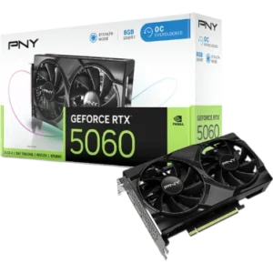 PNY GeForce RTX 5060 8 Go GDDR7 Overclocked Dual Fan - HDMI / 3x DisplayPort