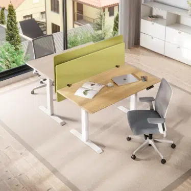 Ofinto panneau acoustique Vert - Isolation phonique pour bureau 140 / 160 / 180 cm – Image 6