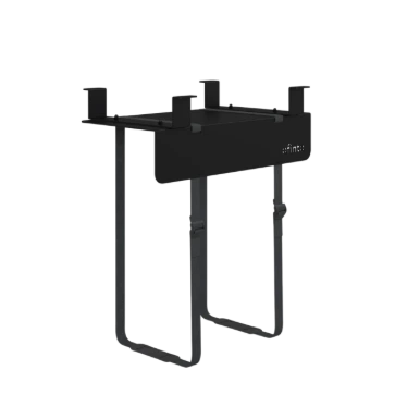 Ofinto support PC Noir sous bureau - Support acier réglable 30 kg – Image 2