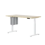 Ofinto support PC Blanc sous bureau - Support acier réglable 30 kg